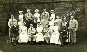 Staff of Rutson Hospital Northallerton 1918